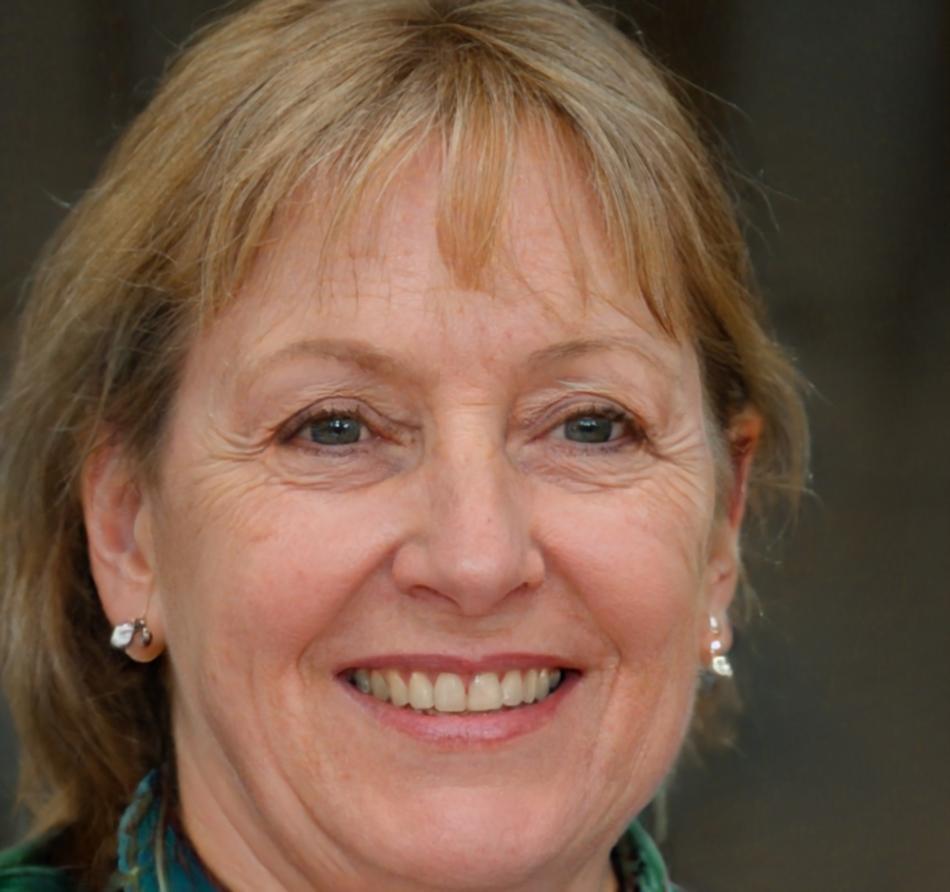 Teilnehmerin mit positivem Feedback